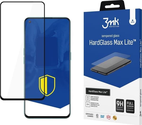 3MK OnePlus Nord CE 5G/Nord 2 5G Sort - 3mk HardGlass Max Lite