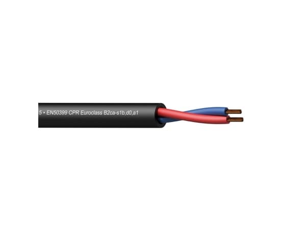 Procab kabel PROCAB CLS215-B2CA/1 Høyttalerkabel - 2 x 1,5 mm? - 16 AWG - HLR Euroklasse B2ca100 m