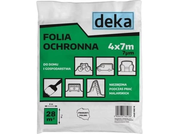 Deka malefolie BESKYTTELSESFOLIE 4X7 0,007