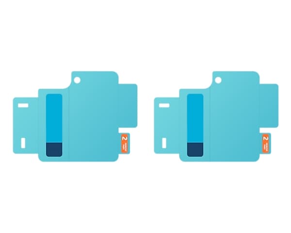 Samsung EF-UF731 - Skjermbeskyttelse for mobiltelefon - front - film - gjennomsiktig - for Galaxy Z Flip5