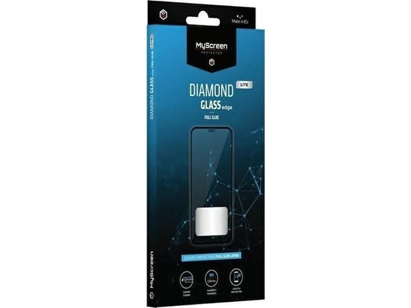 MyScreen Protector Szkło hartowane MyScreen Diamond Glass Edge Lite FG Apple iPhone 15 Plus czarny/black Full Glue