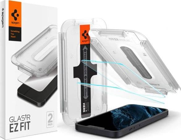 Spigen AGL03396, Apple, iPhone 13 Mini, Transparent, 2 styck