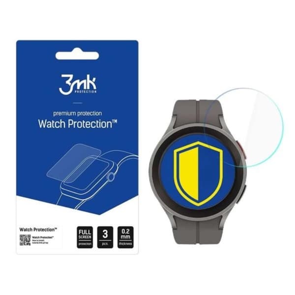 3MK Galaxy Watch 5 Pro (45mm) Hybrid Okrossbart Glas FlexibleGlass