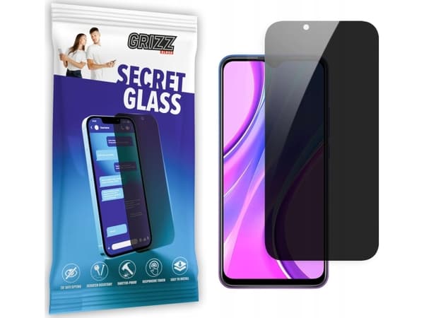 GrizzGlass SecretGlass Xiaomi Redmi 9T yksityisyyslasi