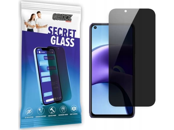 GrizzGlass Privacy Glass GrizzGlass SecretGlass Xiaomi Redmi Note 9 5G