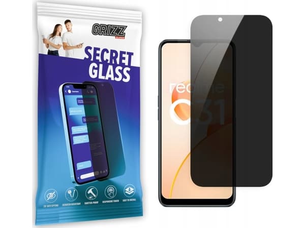 GrizzGlass Sekretessglas GrizzGlass SecretGlass Realme C31