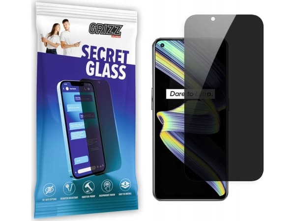 GrizzGlass Privacy Glass GrizzGlass SecretGlass Realme X7 Max 5G