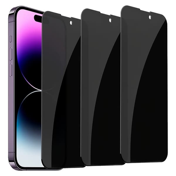 3-PACK Sekretess Skärmskydd iPhone 14 Pro Max Privacy