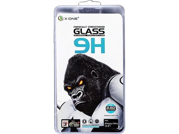 Partner Tele.com X-ONE Full Cover Extra Starkt härdat glas - för iPhone 11 Pro (full glue) svart