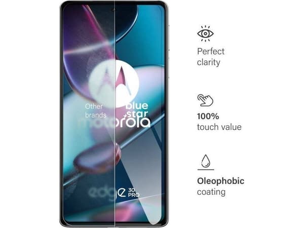 Blue Star Blue Star herdet glass - til Motorola Edge 30 Pro