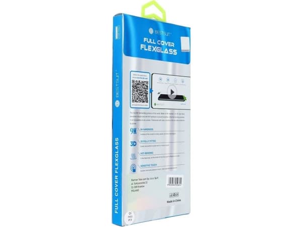 Bestsuit Bestsuit Flexible 5D Full Glue hybridglass for Samsung Galaxy S21 Ultra black (Hot Bending) - fungerende leser