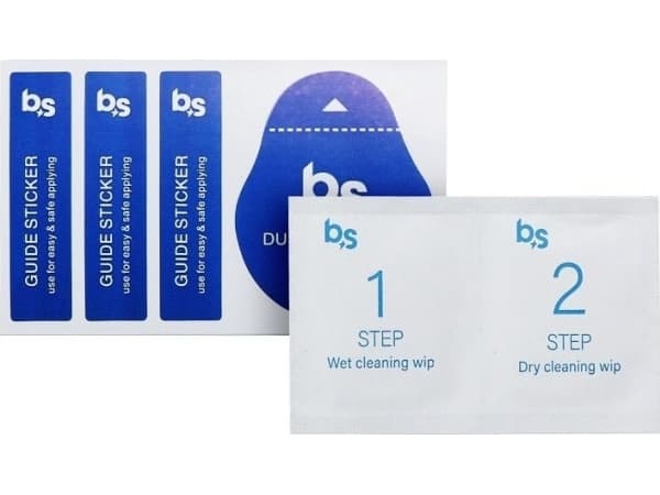 Blue Star 5D härdat glas - för Samsung A23 5G (helt lim-/fodralvänligt) - svart