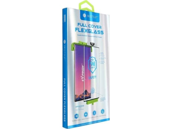 Yhteistyökumppani Tele.com Szklo hybrydowe Bestsuit Joustava 5D Full Glue do Samsung Galaxy S22 musta (kuuma taivutus) - dizazonycy czytnik