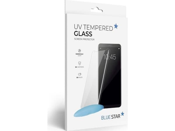 Tele.com yhteistyökumppani Blue Star UV 3D karkaistu lasi - Samsung Galaxy S20 -puhelimelle