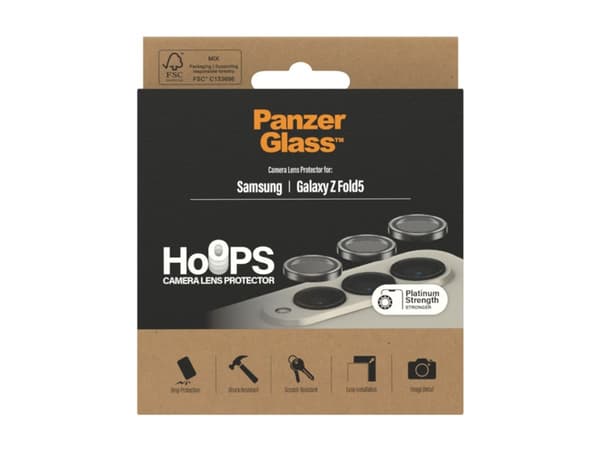 PanzerGlass - Linsskydd för mobiltelefon - svart (paket om 10) - för Samsung Galaxy Z Fold4