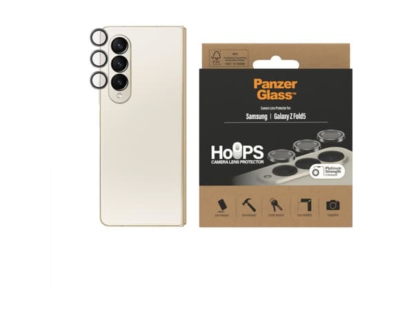 PanzerGlass - Linsskydd för mobiltelefon - svart (paket om 10) - för Samsung Galaxy Z Fold4