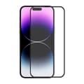 Miniatyrbillede 1 af 4: Skärmskydd iPhone 15 Pro Max - 3D Härdat Glas Svart