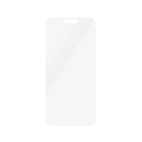 PanzerGlass™ | Classic-Fit - Skjermbeskyttelse for mobiltelefon - Krystallklar | Apple iPhone 15 Pro Max