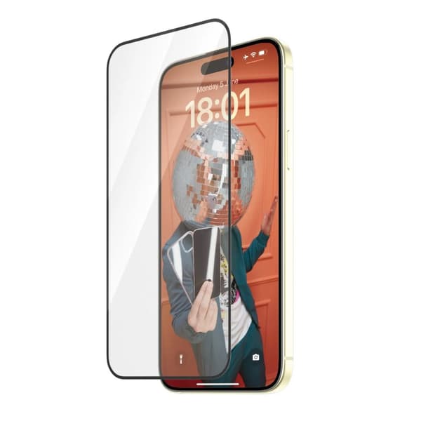 PanzerGlass™ | Ultra-Wide Fit - Skjermbeskyttelse for mobiltelefon - Re:fresh | Apple iPhone 15 Plus