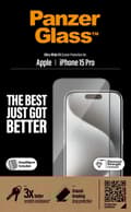 Miniatyrbilde 3 av 5: PanzerGlass™ | Skjermbeskytter - Ultra-Wide Fit | Apple iPhone 15 Pro