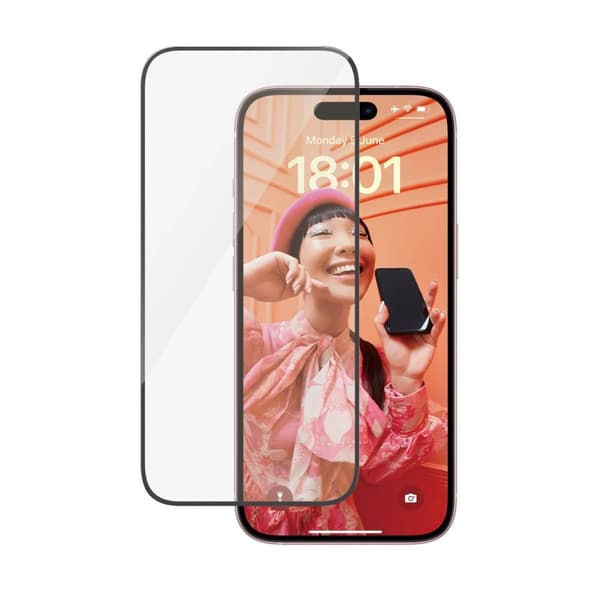 PanzerGlass™ | Skjermbeskytter - Ultra-Wide Fit | Apple iPhone 15