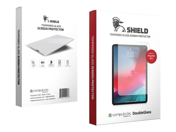 Compulocks iPad Pro 11" Tempered Glass Screen Protector - Skjermbeskyttelse for nettbrett - glass - for Apple 11-inch iPad Pro (1. generasjon, 2. gen