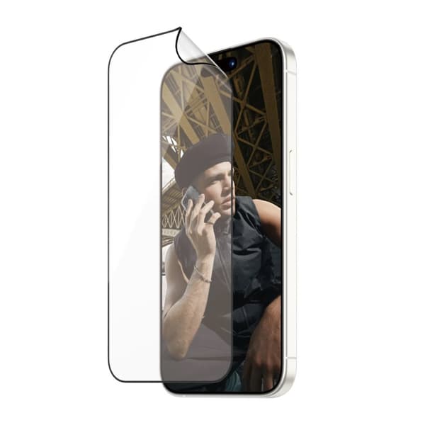 PanzerGlass™ | Ultra-Wide Fit - Skjermbeskyttelse for mobiltelefon - Matrix Protection | Apple iPhone 15 Pro
