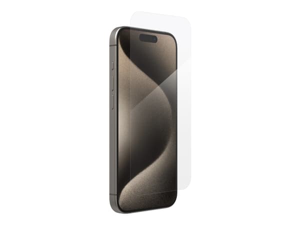 ZAGG InvisibleShield Glass Elite - Skjermbeskyttelse for mobiltelefon - glass - for Apple iPhone 15 Pro