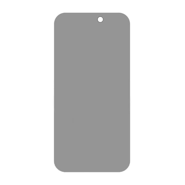 Skärmskydd iPhone 15/16 Plus - Privacy 3D Härdat Glas (miljö)