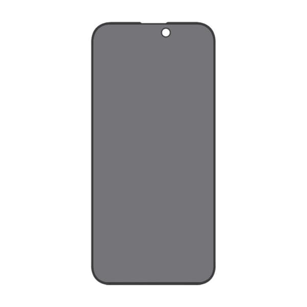 Skärmskydd iPhone 15 Pro - Privacy 3D Härdat Glas (miljö)
