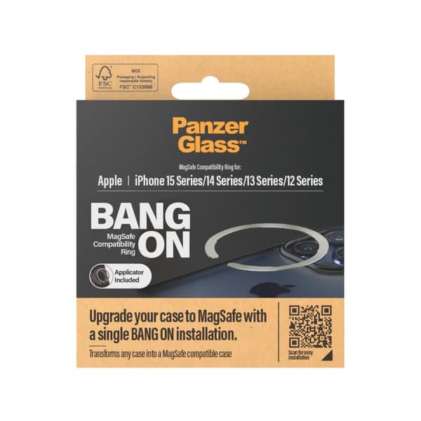 PanzerGlass™ | Bang-On - MagSafe kompabilitets-rengas | Apple Iphone 13.12.14.15