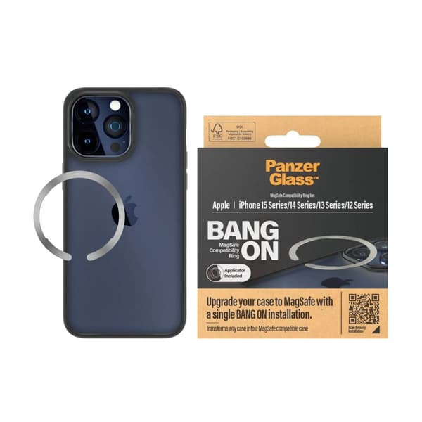PanzerGlass™ | Bang-On - MagSafe kompabilitets-rengas | Apple Iphone 13.12.14.15