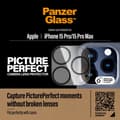 Miniatyrbild 3 av 5: PanzerGlass™ | PicturePerfect - Objektiv skydd | Iphone 15 Pro / 15 Pro Max