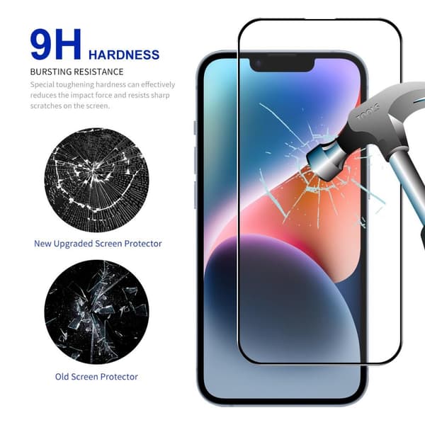 ENKAY HAT PRINCE Härdat Glas Skärmskydd för iPhone 15 Plus 2st