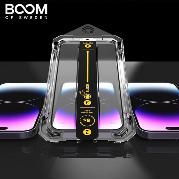 BOOM iPhone 14 Plus Härdat Glas Skärmskydd - 2 Pack