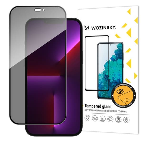 Skärmskydd Härdat Glas iPhone 15 PLUS PRIVACY