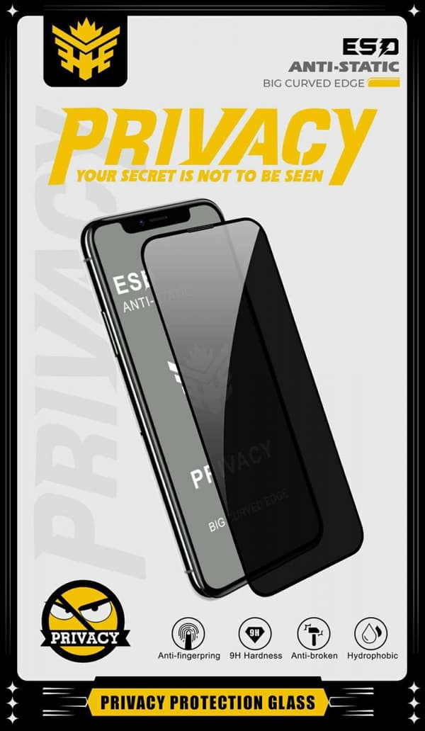 Skärmskydd Härdat Glas iPhone 15 PRO PRIVACY