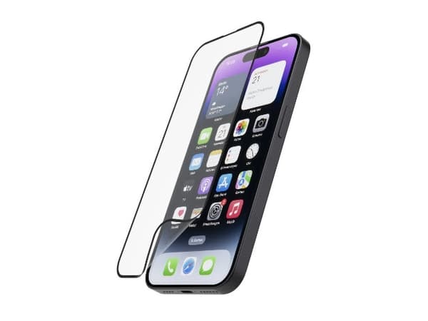 Hama Hiflex Eco, Apple, iPhone 15 Pro, Slagbestandig, Ripebestandig, Sjokkresistent, Sort, Gjennomsiktig, 1 stykker