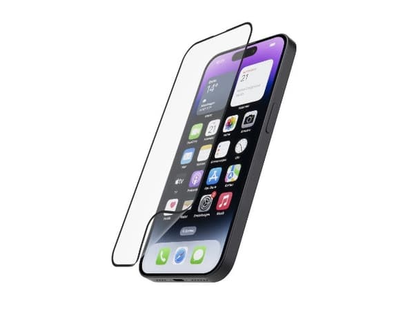 Hama Hiflex Eco, Apple, iPhone 15 Pro, Slagbestandig, Ripebestandig, Sjokkresistent, Sort, Gjennomsiktig, 1 stykker