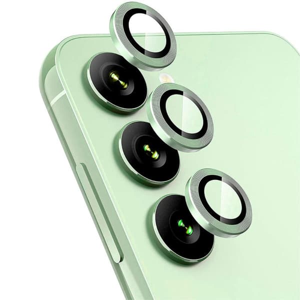 Hat Prince Härdat Glas Linsskydd Samsung Galaxy S23 FE Grön