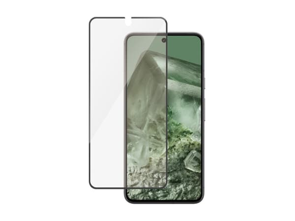 PanzerGlass - Matkapuhelimen näytönsuoja - erittäin laaja istuvuus - kehyksen väri musta - Google Pixel 8:lle