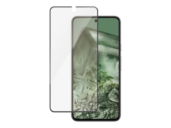 PanzerGlass - Matkapuhelimen näytönsuoja - erittäin laaja istuvuus - kehyksen väri musta - Google Pixel 8:lle