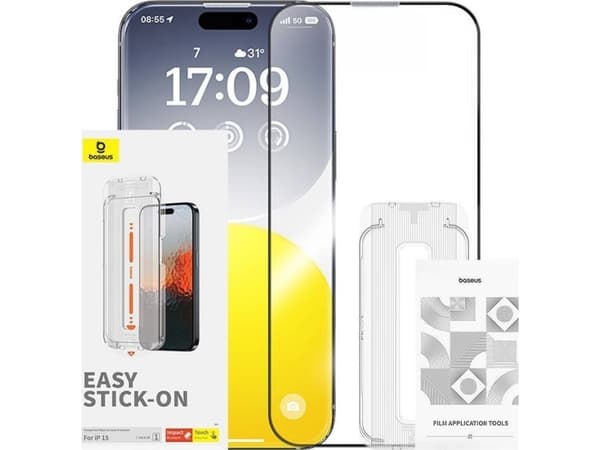 Baseus Sapphire 0.3mm karkaistu lasi iPhone 15:lle