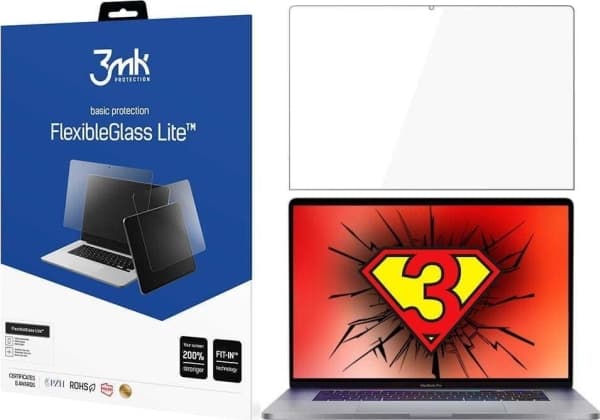 3mk FlexibleGlass Lite™ hibridinis stiklas MacBook Pro 16" M1 / M2