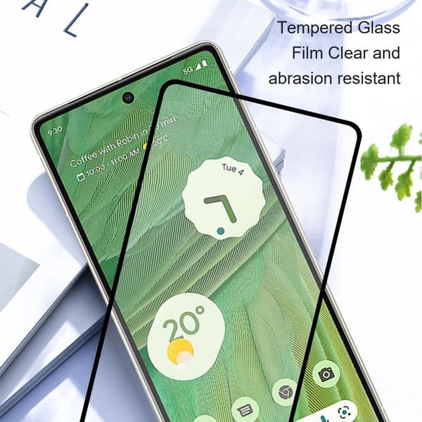 AMORUS till Pixel 8 Härdat glas skärmskydd 2-Pack