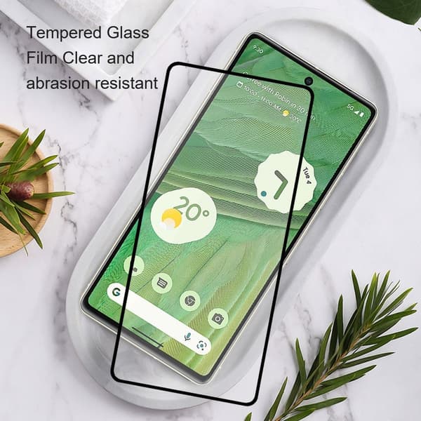 AMORUS till Pixel 8 Härdat glas skärmskydd 2-Pack