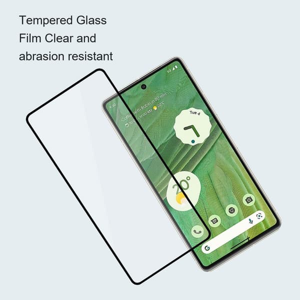 AMORUS till Pixel 8 Härdat glas skärmskydd 2-Pack