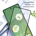 Miniatyrbilde 8 av 8: AMORUS for Pixel 8 Pro Skjermbeskytter i Herdet Glass 2-Pakke