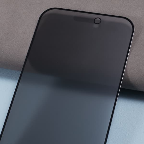 för iPhone 15 Pro Max Härdat glas 180-graders anti-spion Privacy 2st