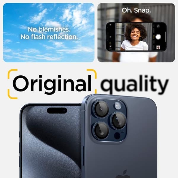 Spigen Linsskydd iPhone 14 Pro/15 Pro/16 Pro/14 Pro Max/15 Pro Max/16 Pro Max